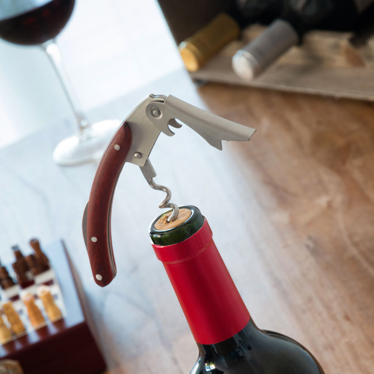 Schach- & Wein-Set