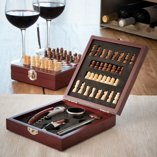 Schach- & Wein-Set
